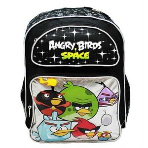 SAC A DOS ANGRY BIRDS Space Argent
