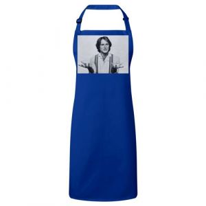 Fabulous Tablier Cuisine Premium Bleu Robin Williams Portrait Noir & Blanc