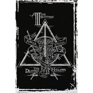 Poster Harry Potter et les Rel The III Brothers - The Deathl 91,5 cm x 61 cm