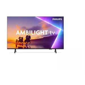 Philips 50PUS8500 - Classe de diagonale 50" TV LCD r&eacute;tro-&eacute;clair&eacute;e par LED - QLED - Smart TV - TITAN OS - 4K UHD (2160p) 3840 x 2160 - HDR - noir mat