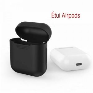 Coque de la marque Cabling compatible pour Airpods casque, couleur noir