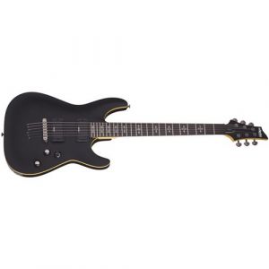 Schecter Demon 6 Aged Black Satin - guitare &eacute;lectrique