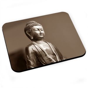 Tapis de souris Bouddha de bronze style japonnais