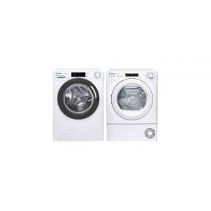 Pack lave-linge frontal 13kg 1400trs/min + sèche-linge 10kg pompe à chaleur