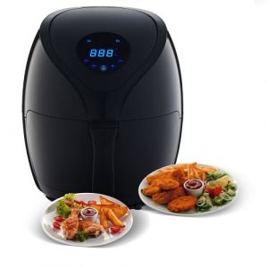 Friteuse à air chaud affichage à led - airfryer (sans odeur) 2. 6l 1400w - triomph etf1801 etf1801