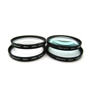 58mm Filtres Macro Kit +1 +2 +4 +10 Elargissement Amplifier Pour Canon DSLR EOS REBEL T3i T2i T4i T5i 550D 600D 700D 650D OBJECTIF 18-55 70-300