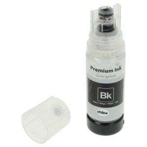 vhbw remplace Epson EcoTank ET-2700, ET-2750, ET-3700, ET-3750, ET-4750, L4150, L4160, L6160, L6170, L6190 encre de remplissage dye noir pour