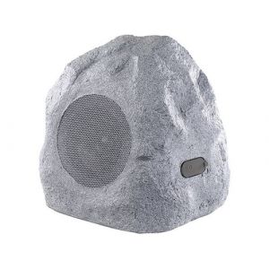 Auvisio : Haut-parleur outdoor actif sans fil 30 W design pierre