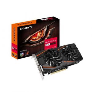 Gigabyte Radeon RX 580 Gaming 8G - Carte graphique - Radeon RX 580 - 8 Go GDDR5 - PCIe 3.0 x16 - DVI, HDMI, 3 x DisplayPort