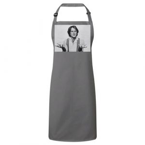 Fabulous Tablier Cuisine Premium Gris Robin Williams Portrait Noir & Blanc