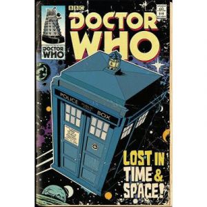 Poster Doctor Who + un joli emballage cadeau