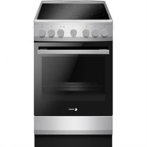 Cuisiniere  vitroc&eacute;ramique  FAGORFACV203S  4 foyers  62 L  50   60 cm  Silver