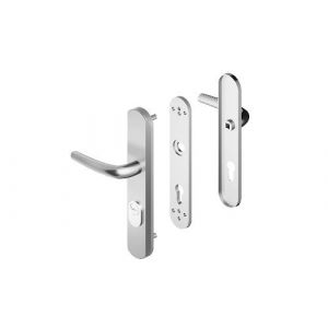 Ensemble de sécurite blindé Blindomax double béquille DISEC Clé i - Argent FF6 - A0P54D1F F6