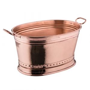 Seau à glace Ruffoni Historia Decor Oval 47 cm en cuivre