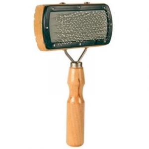 Brosse Souple, Bois, 10 &times; 18 Cm - Mon Animalerie