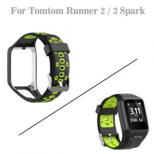 Pour Tomtom Runner 2/3 Spark / 3 Remplacement du sport montre en silicone bracelet