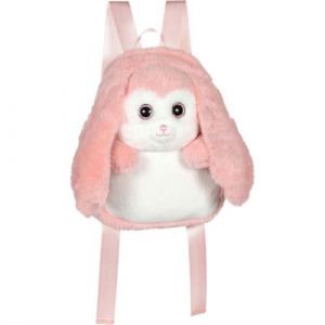Fluffy Bag  GIPSY TOYS  Sac a dos en peluche  Lapin   et   30 cm