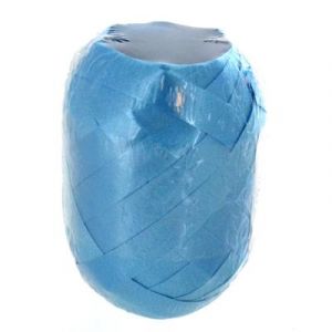 Décoration de cadeaux : bolduc oeuf satiné vendu à l'unité : bleu ciel beaumont