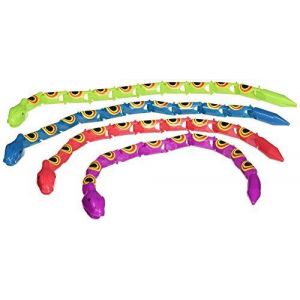 Une douzaine, jouets en plastique articulés de serpent de Wiggle de 15 pouces