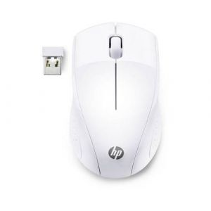 HP 220 - Souris - 3 boutons - sans fil - 2.4 GHz - récepteur sans fil USB - blanc neige - CTO - pour HP 24, 27; Pavilion 24, 27, 32, TP01