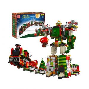 Mould King - Le train de Noël version robot