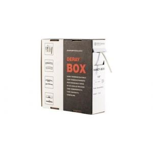 Gaine thermor&eacute;tractable sans colle 2:1 DSG Canusa DERAY-Box 8610016902 blanc &Oslash; avant retreint: 1.60 mm 10 m