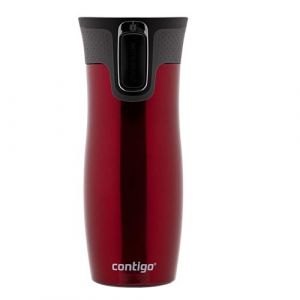 Travel mug West Loop Rouge métal 470ml - Contigo - - Inox