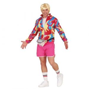 déguisement fashion patineur ken plage miami homme - m - rose - générique 80192