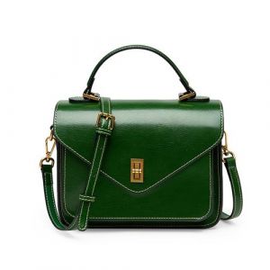 Cuir véritable été paille portefeuilles et sacs à main Sac porté main sac de plage vert