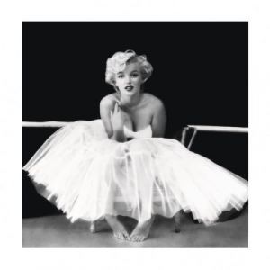 Poster Marilyn Monroe danseuse 30 cm x 30 cm