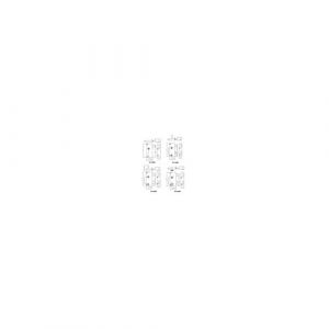 Serrure monopoint en applique bec de cane &agrave; condamnation extra-plat droite - JPM - 466000-01-11