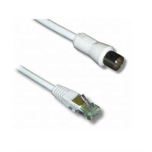 Lineaire - C&acirc;ble d'antenne - RJ-45 m&acirc;le pour IEC connector (9.52mm) m&acirc;le - 5 m - coaxial