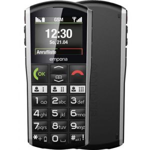 emporiaSIMPLICITY V27 - Téléphone de service - RAM 32 Mo / Mémoire interne 64 Mo - 220 x 176 pixels - noir