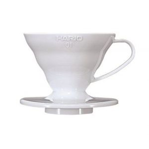 Hario porte-filtre en plastique pour machine à café, blanc, size 01