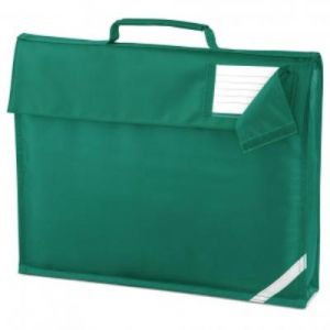 Petite sacoche l&eacute;g&egrave;re - cartable porte document - QD51 - vert &eacute;meraude Id&eacute;ale pour &eacute;tudiants ou pour petites r&eacute;unions.