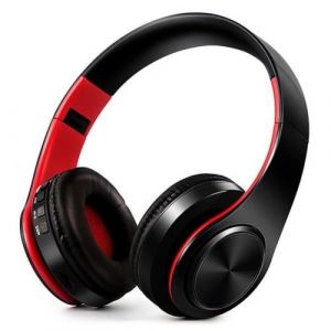 Casque écouteur Bluetooth stéréo sans fil écouteur pliable SPORT Mains libres MP3 Audio Jack