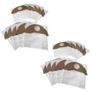 vhbw 20x sacs compatible avec Kärcher WD 2.000 - WD 2.499, WD 2.200, WD 2.210, WD 2.240, WD 2.250 aspirateur - microfibres non tissées
