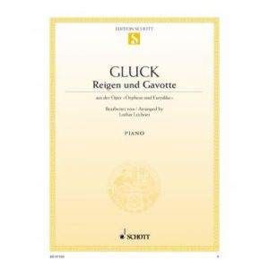 Partitions classique SCHOTT GLUCK CHRISTOPH WILLIBALD (RITTER VON) - ROUND DANCE AND GAVOTTE - PIANO Piano