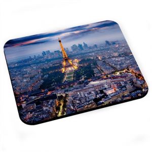Tapis de souris Paris tour eiffel ville monument france nuit lumieres