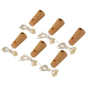 6pcs Guirlandes LED de Bar en Forme de Bouchon pour Décor Verre Bouteille de Vin Lumières pour Festival Fête LD976