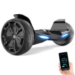 Hoverboard EVERCROSS 8,5 Tout Terrain Autoéquilibre Noir LED Bluetooth APP