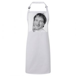 Fabulous Tablier Cuisine Premium Blanc Robin Williams Portrait Drole