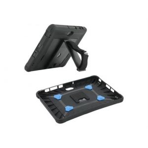 Mobilis PROTECH - Coque de protection pour t&eacute;l&eacute;phone portable - renforc&eacute;, avec tr&eacute;pied + prise rotative &agrave; 360&deg; - noir - pour Samsung Galaxy Tab Active5 Pro