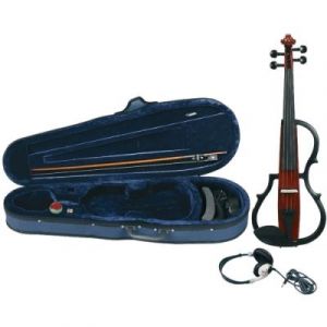 Violons GEWA SET VIOLON ELECTRIQUE 4/4 - BRUN Violons &eacute;lectriques