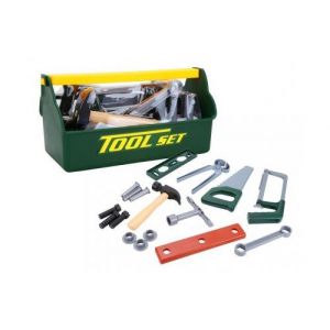 Boite caisse a outils enfant 19 accessoires - jouet bricolage construction - jeu imitation - garcon et fille