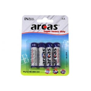 Pack De 4 Piles Arcas R06 Mignon Aa