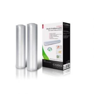 Caso plastique pour mise sous vide 30 cm x 600 cm 2 rouleaux pour mise sous vide