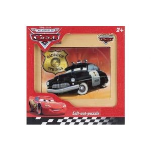 Puzzle en bois - voiture sheriff 12 pieces