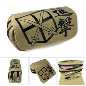 Trousse - Attack on Titan -2 compartiments- Multicolore (20x10x7.5cm) #30