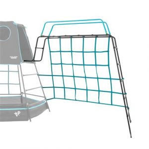 Filet &agrave; grimper avec pont de singe noir pour aire de jeux m&eacute;tal EXPLORER TOUR